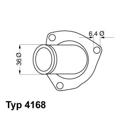 Termostat, rashladna tečnost WAHLER WA4168.92D IC-285209
