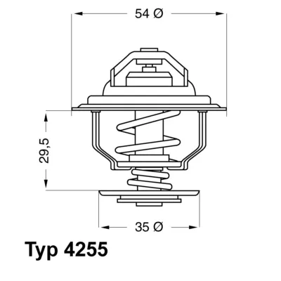 Termostat, rashladna tečnost WAHLER WA4255.92D IC-282124