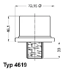 Termostat, rashladna tečnost WAHLER WA4619.82 IC-388208