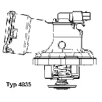Termostat, rashladna tečnost WAHLER WA4835.87D IC-C0E75C