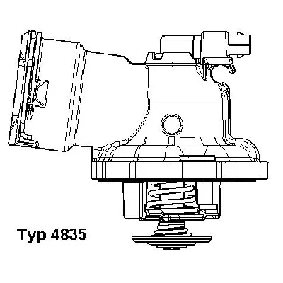 Termostat, rashladna tečnost WAHLER WA4835.87D IC-C0E75C