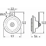 Truba HELLA 3BA002 768-382 IC-A7B479