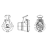 Uležištenje, spojnica-čeljusti sa kuglom JAEGER 311105EJ IC-C3D022