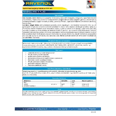 Ulje za diferencijal RAVENOL RAV AWD-H FLUID 1L IC-E5CC67