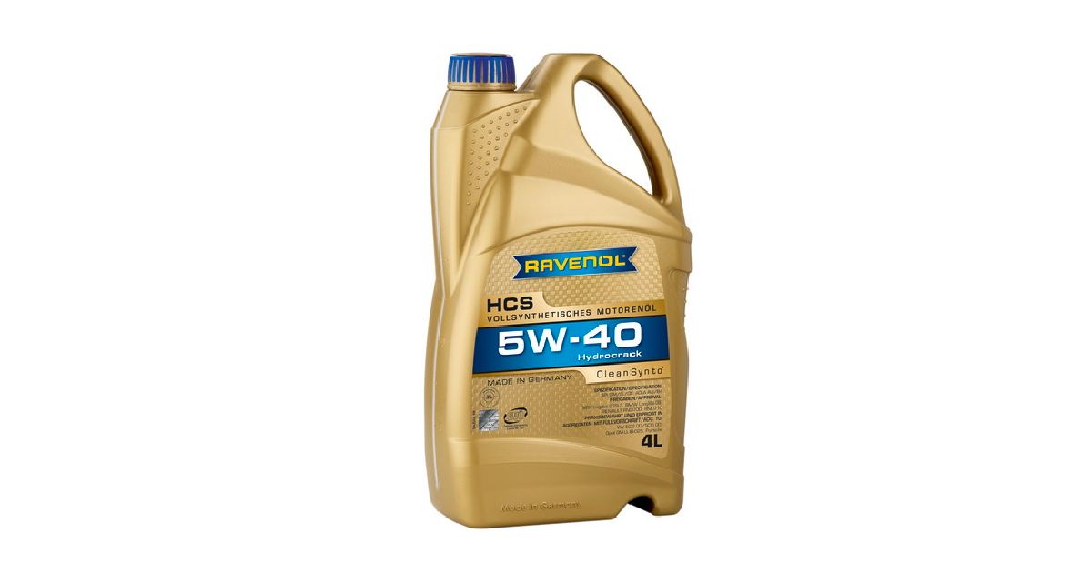 Ulje za motor RAVENOL RAV HCS SAE 5W40 4L IC-D47EAE | Ovlašćeni Servis