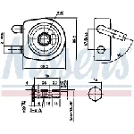 Uljni hladnjak, automatski mjenjač NISSENS NIS 91102 IC-F4D56D