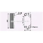 Uljni hladnjak, ulje za motor AVA COOLING MN3101 AVA IC-G0NT4G