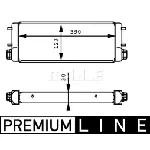 Uljni hladnjak, ulje za motor MAHLE CLC 169 001P IC-G08FHF