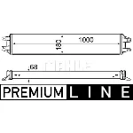 Uljni hladnjak, ulje za motor MAHLE CLC 208 000P IC-G08KX3