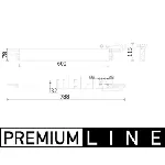 Uljni hladnjak, ulje za motor MAHLE CLC 224 000P IC-G08KXJ