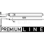 Uljni hladnjak, ulje za motor MAHLE CLC 229 000P IC-G08FHN