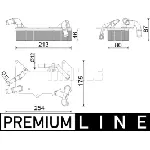 Uljni hladnjak, ulje za motor MAHLE CLC 287 000P IC-G0TOQ8