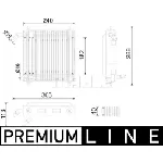 Uljni hladnjak, ulje za motor MAHLE CLC 291 000P IC-G0TOQC