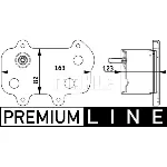 Uljni hladnjak, ulje za motor MAHLE CLC 61 000P IC-G08FGR