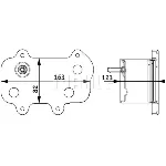 Uljni hladnjak, ulje za motor MAHLE CLC 61 000P IC-G08FGR