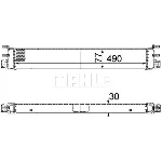 Uljni hladnjak, ulje za motor MAHLE CLC 68 000P IC-G08FGU
