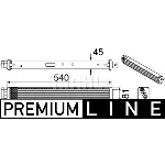 Uljni hladnjak, ulje za motor MAHLE CLC 75 000P IC-G08FGY