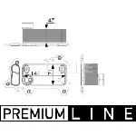Uljni hladnjak, ulje za motor MAHLE CLC 79 000P IC-G08J8V