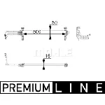Uljni hladnjak, ulje za motor MAHLE CLC 81 000P IC-G08FH0