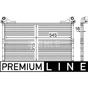 Uljni hladnjak, ulje za motor MAHLE CLC 98 000P IC-G08J91