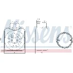 Uljni hladnjak, ulje za motor NISSENS NIS 90606 IC-A35A09