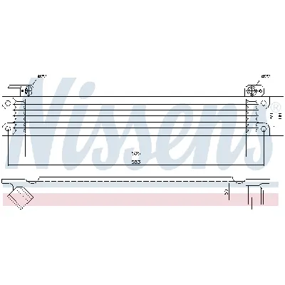 Uljni hladnjak, ulje za motor NISSENS NIS 90615 IC-A35A0F