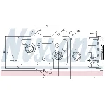 Uljni hladnjak, ulje za motor NISSENS NIS 90618 IC-A95F32