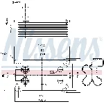 Uljni hladnjak, ulje za motor NISSENS NIS 90683 IC-D27EB8