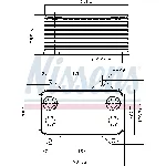 Uljni hladnjak, ulje za motor NISSENS NIS 90690 IC-D72729