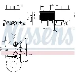 Uljni hladnjak, ulje za motor NISSENS NIS 90696 IC-C7313C