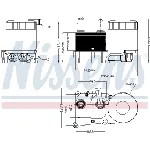 Uljni hladnjak, ulje za motor NISSENS NIS 90706 IC-C73143