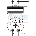 Uljni hladnjak, ulje za motor NISSENS NIS 90719 IC-D90FEC