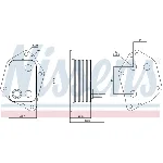 Uljni hladnjak, ulje za motor NISSENS NIS 90721 IC-D851C2