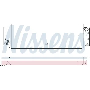 Uljni hladnjak, ulje za motor NISSENS NIS 90730 IC-D72679