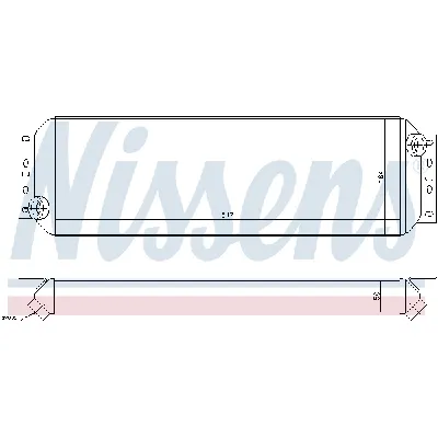 Uljni hladnjak, ulje za motor NISSENS NIS 90730 IC-D72679