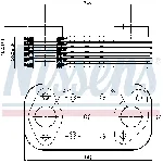 Uljni hladnjak, ulje za motor NISSENS NIS 90754 IC-D84F6C