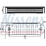 Uljni hladnjak, ulje za motor NISSENS NIS 90764 IC-D7278F