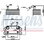 Uljni hladnjak, ulje za motor NISSENS NIS 90779 IC-DACF9B