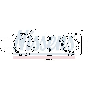 Uljni hladnjak, ulje za motor NISSENS NIS 90780 IC-G0O8Q3