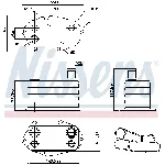 Uljni hladnjak, ulje za motor NISSENS NIS 90786 IC-DACF9D