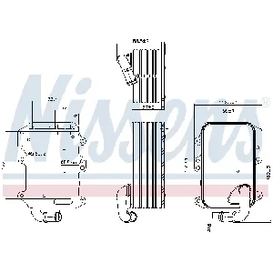 Uljni hladnjak, ulje za motor NISSENS NIS 90807 IC-DED9D4