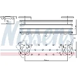 Uljni hladnjak, ulje za motor NISSENS NIS 90827 IC-F7989D