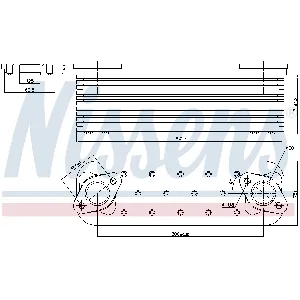 Uljni hladnjak, ulje za motor NISSENS NIS 90827 IC-F7989D