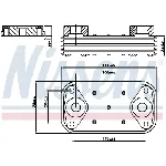 Uljni hladnjak, ulje za motor NISSENS NIS 90889 IC-F7AE2B