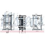 Uljni hladnjak, ulje za motor NISSENS NIS 90895 IC-E5BC80