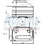 Uljni hladnjak, ulje za motor NISSENS NIS 90899 IC-E5BC82
