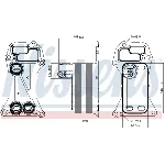 Uljni hladnjak, ulje za motor NISSENS NIS 90901 IC-E5BC83