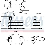 Uljni hladnjak, ulje za motor NISSENS NIS 90905 IC-DACFAE