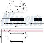 Uljni hladnjak, ulje za motor NISSENS NIS 90920 IC-DED9DC