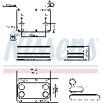 Uljni hladnjak, ulje za motor NISSENS NIS 90921 IC-DED9DD
